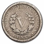 1893 Liberty Head V Nickel AG