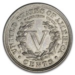 1893 Liberty Head V Nickel AU