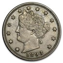 1893 Liberty Head V Nickel VF