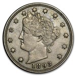 1893 Liberty Head V Nickel VF