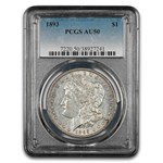 1893 Morgan Dollar AU-50 PCGS