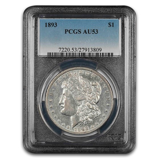 1893 Morgan Dollar AU-53 PCGS