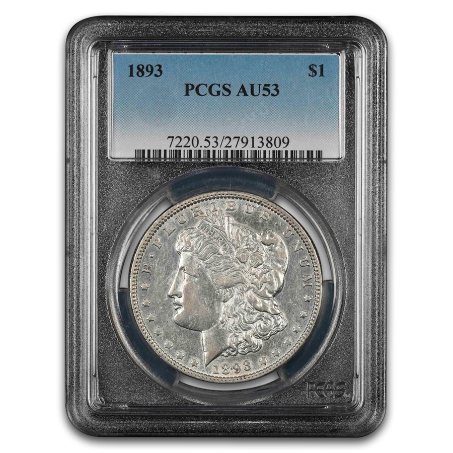 1893 Morgan Dollar AU-53 PCGS