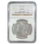 1893 Morgan Dollar AU-55 NGC