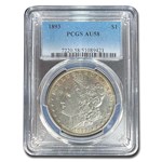 1893 Morgan Dollar AU-58 PCGS