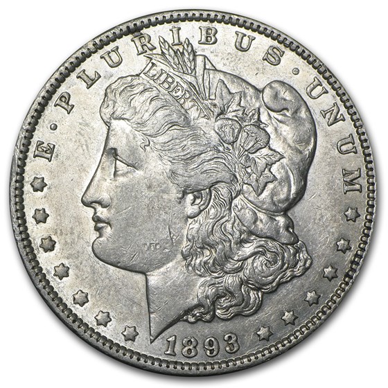 1893 Morgan Dollar AU