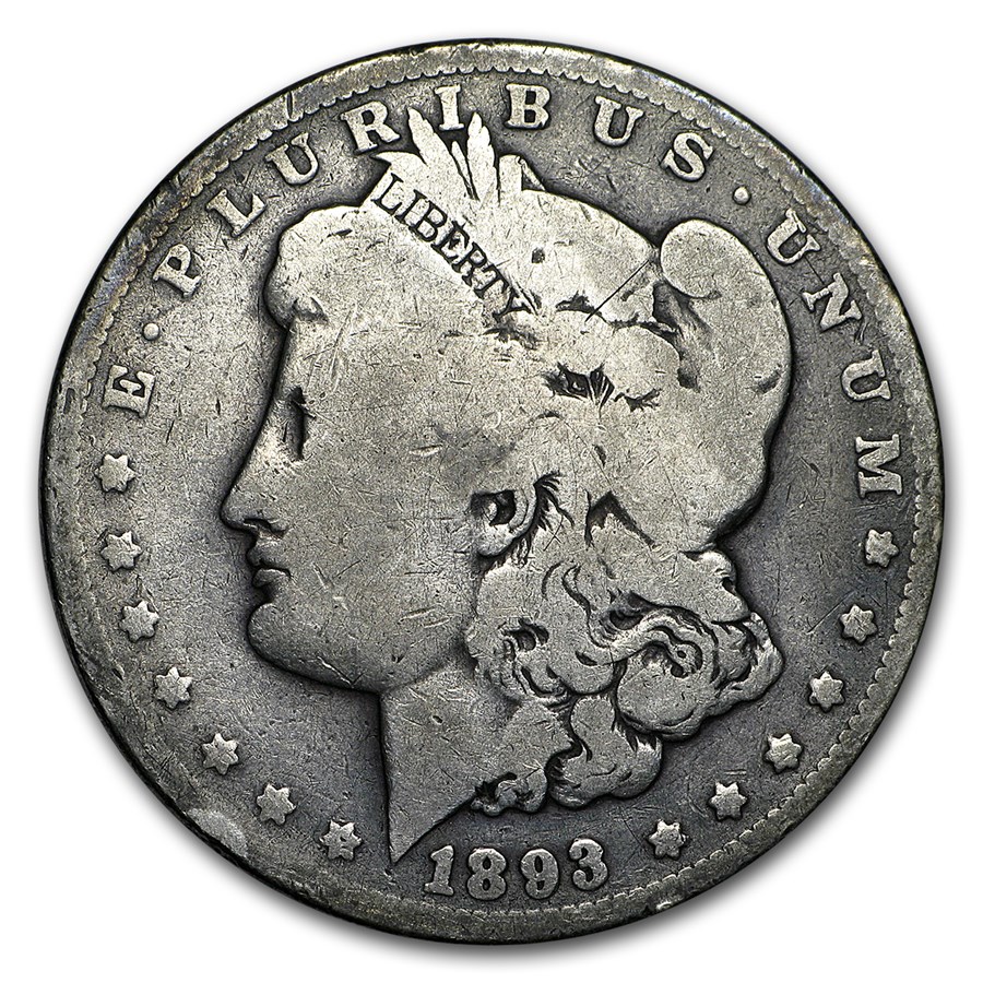 1893 Morgan Dollar Good