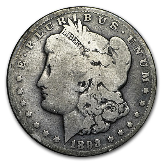 1893 Morgan Dollar Good 1893 Morgan Dollar Good
