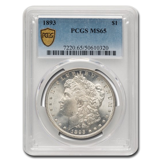 1893 Morgan Dollar MS-65 PCGS 1893 Morgan Dollar MS-65 PCGS