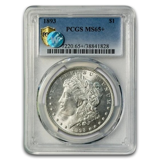 1893 Morgan Dollar MS-65+ PCGS