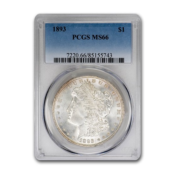 1893 Morgan Dollar MS-66 PCGS 1893 Morgan Dollar MS-66 PCGS