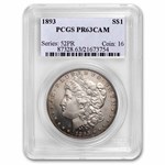 1893 Morgan Dollar PR-63 Cameo PCGS