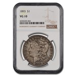 1893 Morgan Dollar VG-10 NGC