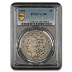 1893 Morgan Dollar VG-10 PCGS