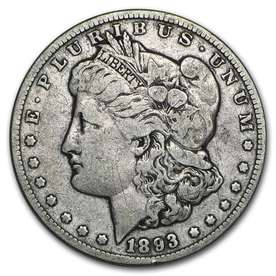 1893 Morgan Dollar VG
