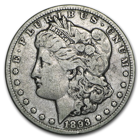 1893 Morgan Dollar VG 1893 Morgan Dollar VG