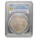 1893 Morgan Dollar XF-45 PCGS (VAM-4, Doubled Stars, Top-100)