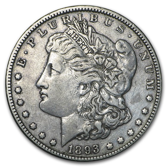 1893 Morgan Dollar XF Details 1893 Morgan Dollar XF Details