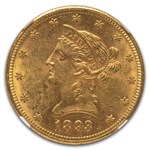 1893-O $10 Liberty Gold Eagle MS-60 NGC