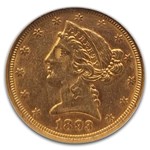 1893-O $5 Liberty Gold Half Eagle MS-61 NGC