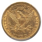 1893-O $5 Liberty Gold Half Eagle MS-62 PCGS