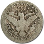 1893-O Barber Quarter AG