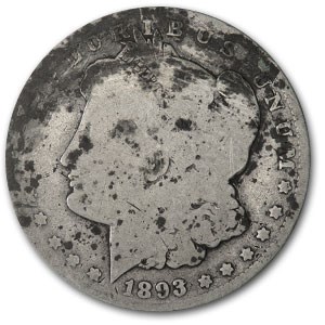 1893-O Morgan Dollar AG Details (Damaged) 1893-O Morgan Dollar AG Details (Damaged)