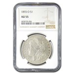 1893-O Morgan Dollar AU-55 NGC