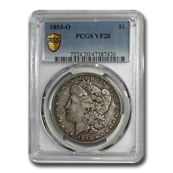 1893-O Morgan Dollar VF-20 PCGS 1893-O Morgan Dollar VF-20 PCGS