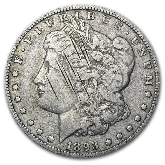 1893-O Morgan Dollar VG Details (Cuts) 1893-O Morgan Dollar VG Details (Cuts)