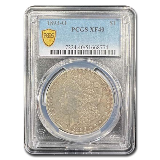 1893-O Morgan Dollar XF-40 PCGS 1893-O Morgan Dollar XF-40 PCGS