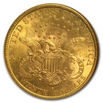 1893-S $20 Liberty Gold Double Eagle MS-62 NGC