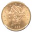 1893-S $20 Liberty Gold Double Eagle MS-63 NGC