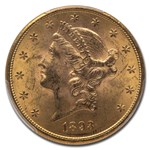 1893-S $20 Liberty Gold Double Eagle MS-63 PCGS