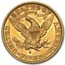1893-S $5 Liberty Gold Half Eagle AU