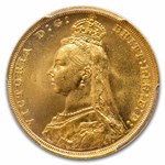 1893-S Australia Gold Sovereign Victoria Jubilee MS-63 PCGS