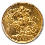 1893-S Australia Gold Sovereign Victoria Jubilee MS-63 PCGS