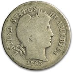 1893-S Barber Dime Good