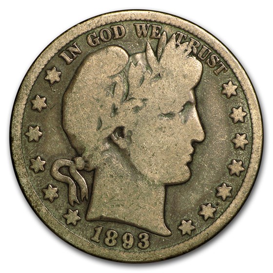 1893-S Barber Half Dollar AG 1893-S Barber Half Dollar AG