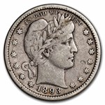1893-S Barber Quarter Fine
