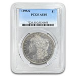 1893-S Morgan Dollar AU-50 PCGS