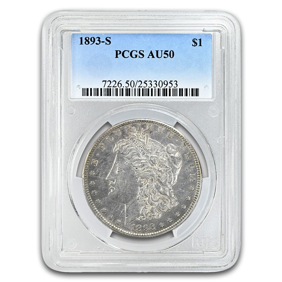 1893-S Morgan Dollar AU-50 PCGS