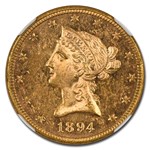 1894 $10 Liberty Gold Eagle MS-62 NGC (PL)