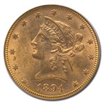 1894 $10 Liberty Gold Eagle MS-62 PCGS