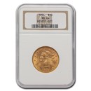1894 $10 Liberty Gold Eagle MS-64 NGC