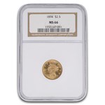 1894 $2.50 Liberty Gold Quarter Eagle MS-66 NGC