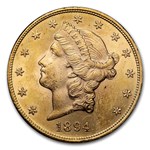 1894 $20 Liberty Gold Double Eagle BU