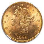 1894 $20 Liberty Gold Double Eagle MS-63 NGC