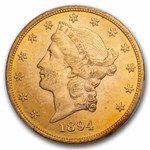 1894 $20 Liberty Gold Double Eagle MS-63 PCGS