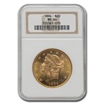 1894 $20 Liberty Gold Double Eagle MS-64 NGC